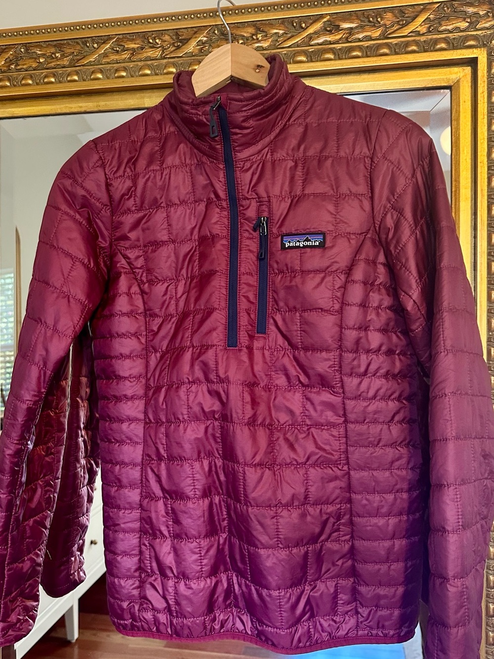 Patagonia Nano Puff Quilted Primaloft 1/2 Zip -Womens XS